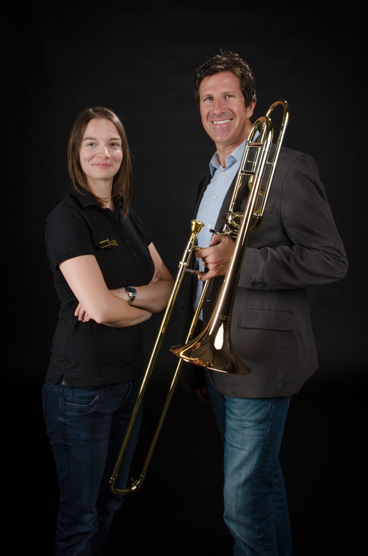 Nora Dubsek mit Craig Hansford